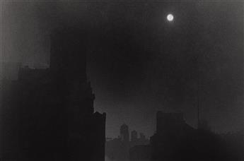 WOLF VON DEM BUSSCHE (1934-2014) A suite of 12 atmospheric photographs of the World Trade Center and Washington Square, N.Y. 1976.